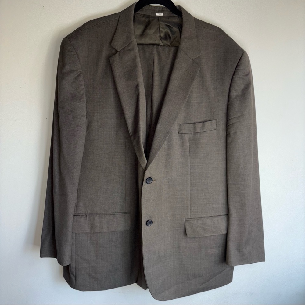 Joseph & Feiss Elegant Brownish/Grey Suit Blaze and Pants 52R 48 Waist